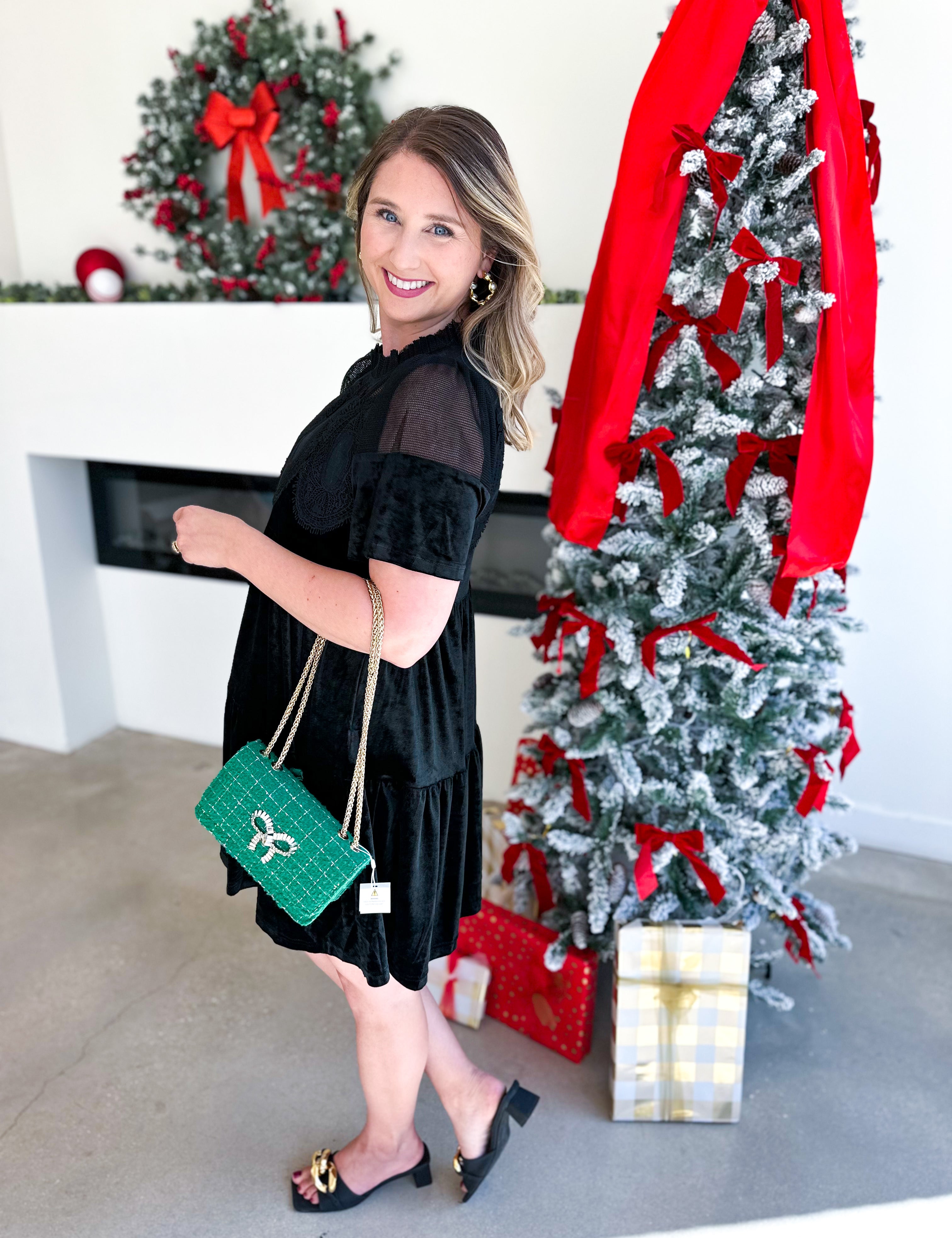 Roa Shoulder - Green-130 Accessories-SHIRALEAH-July & June Women's Fashion Boutique Located in San Antonio, Texas