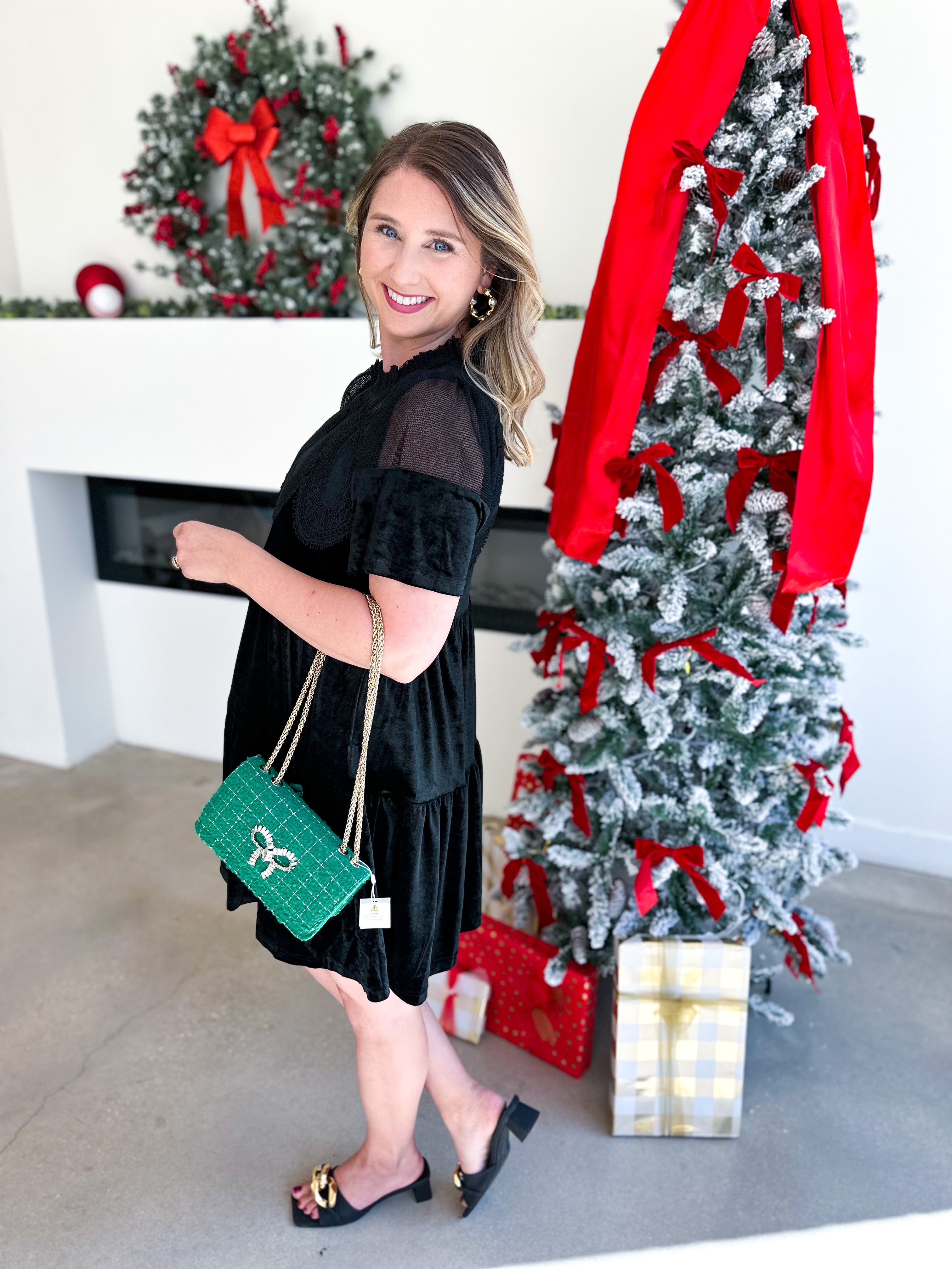 Roa Shoulder - Green-130 Accessories-SHIRALEAH-July & June Women's Fashion Boutique Located in San Antonio, Texas