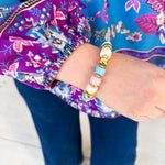 Treasure Jewels - Sea-foam Gelato Bracelet-110 Jewelry & Hair-Treasure Jewels-July & June Women's Fashion Boutique Located in San Antonio, Texas