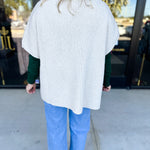 THML - Chic Knit Cardigan Wrap - Cream-230 Sweaters/Cardis-THML-July & June Women's Fashion Boutique Located in San Antonio, Texas