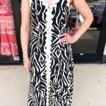 Urban RIc Rac Midi Dress-500 Midi-ENTRO-July & June Women's Fashion Boutique Located in San Antonio, Texas