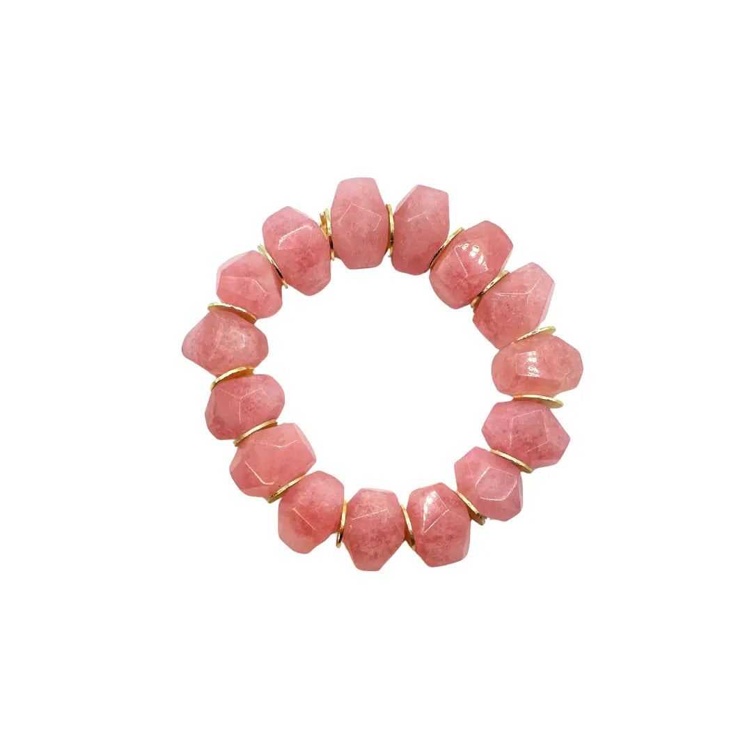 Pink Camden Beaded Bracelet-110 Jewelry & Hair-Accessory Concierge-July & June Women's Fashion Boutique Located in San Antonio, Texas