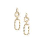 Natalie Wood - Legacy Link Statement Earrings - Gold-110 Jewelry & Hair-Natalie Wood-July & June Women's Fashion Boutique Located in San Antonio, Texas