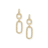 Natalie Wood - Legacy Link Statement Earrings - Gold-110 Jewelry & Hair-Natalie Wood-July & June Women's Fashion Boutique Located in San Antonio, Texas