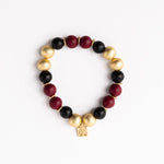 Michelle McDowell - Nori Bracelet - Garnet & Black-110 Jewelry & Hair-Michelle McDowell-July & June Women's Fashion Boutique Located in San Antonio, Texas