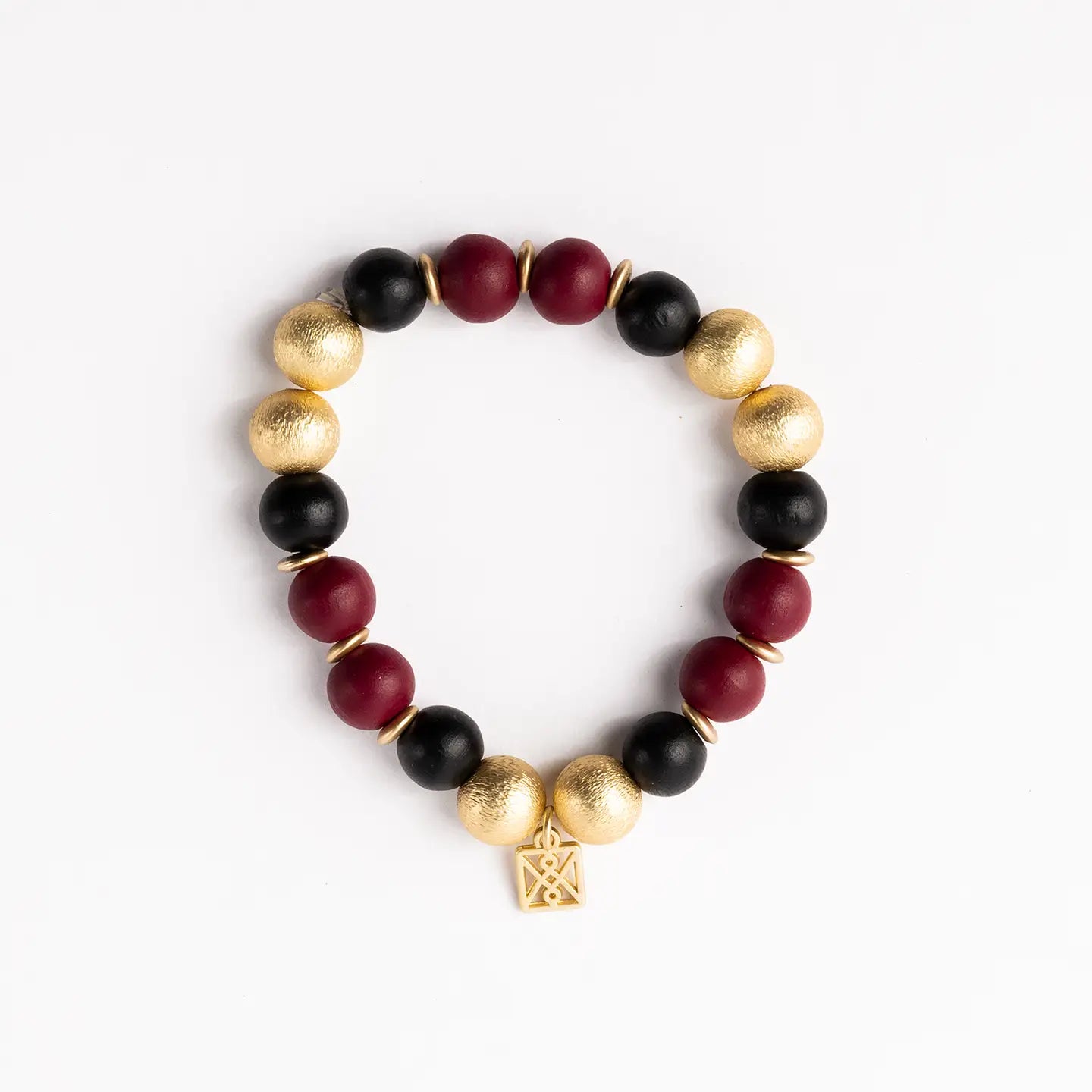 Michelle McDowell - Nori Bracelet - Garnet & Black-110 Jewelry & Hair-Michelle McDowell-July & June Women's Fashion Boutique Located in San Antonio, Texas