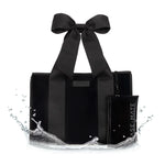 Case-Mate - Midnight Black Bow Jelly Tote Bag-130 Accessories-Casemate-July & June Women's Fashion Boutique Located in San Antonio, Texas