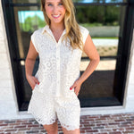 The Hamptons Tank & Shorts Set-510 Mini-SKIES ARE BLUE-July & June Women's Fashion Boutique Located in San Antonio, Texas