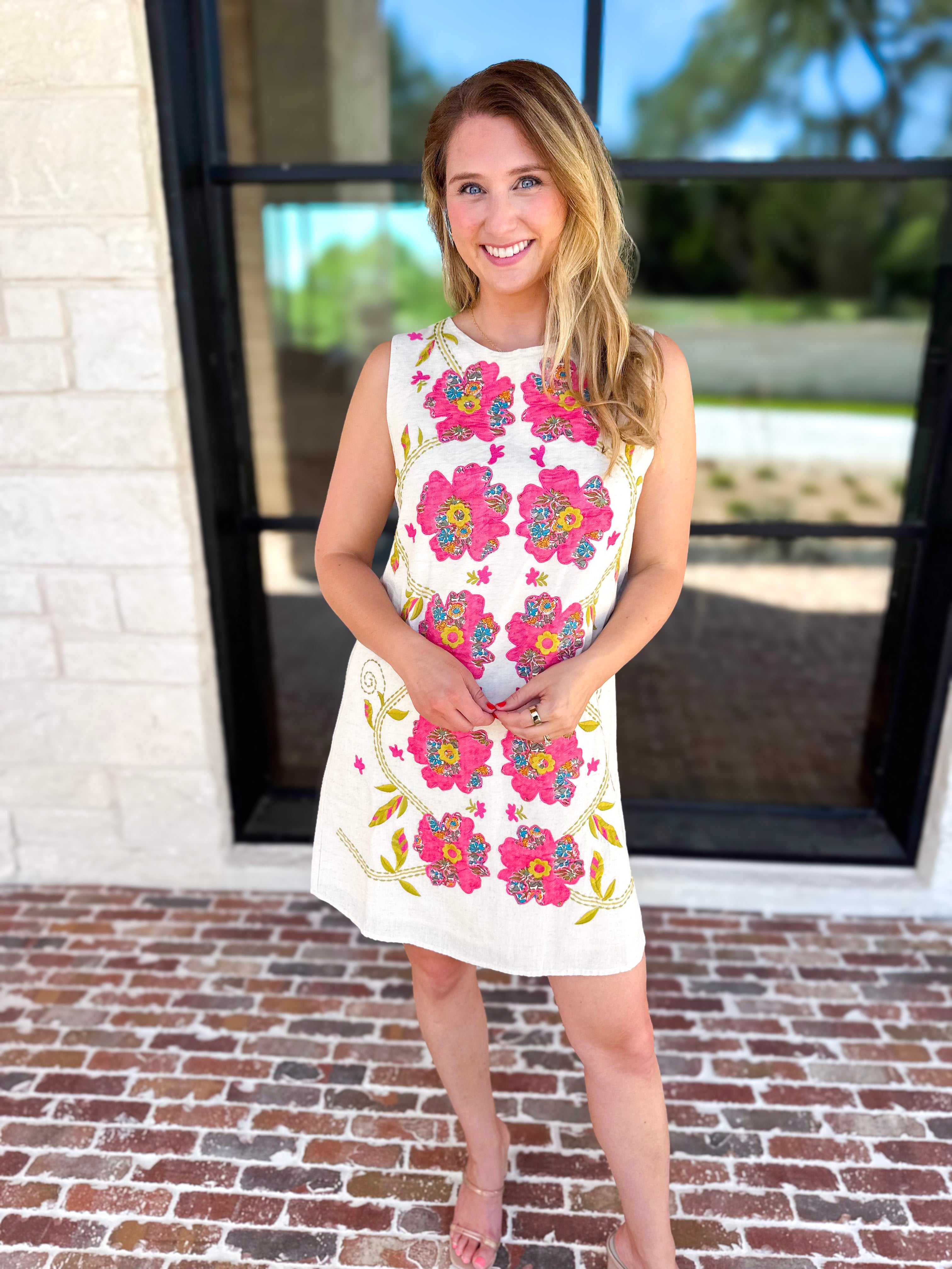 Floral Joy Mini Dress-510 Mini-THML-July & June Women's Fashion Boutique Located in San Antonio, Texas
