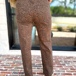 Liverpool - Cheetah Print Straight Leg Jeans-420 Denim-LIVERPOOL JEANS COMPANY-July & June Women's Fashion Boutique Located in San Antonio, Texas