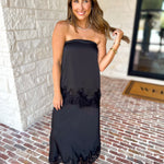 Satin & Lace Date Night Set-500 Midi-TCEC-July & June Women's Fashion Boutique Located in San Antonio, Texas
