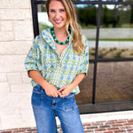 Fresh Air Floral Blouse-200 Fashion Blouses-ENTRO-July & June Women's Fashion Boutique Located in San Antonio, Texas