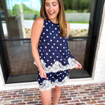 The Dottie Set - Midnight Navy-510 Mini-ENTRO-July & June Women's Fashion Boutique Located in San Antonio, Texas