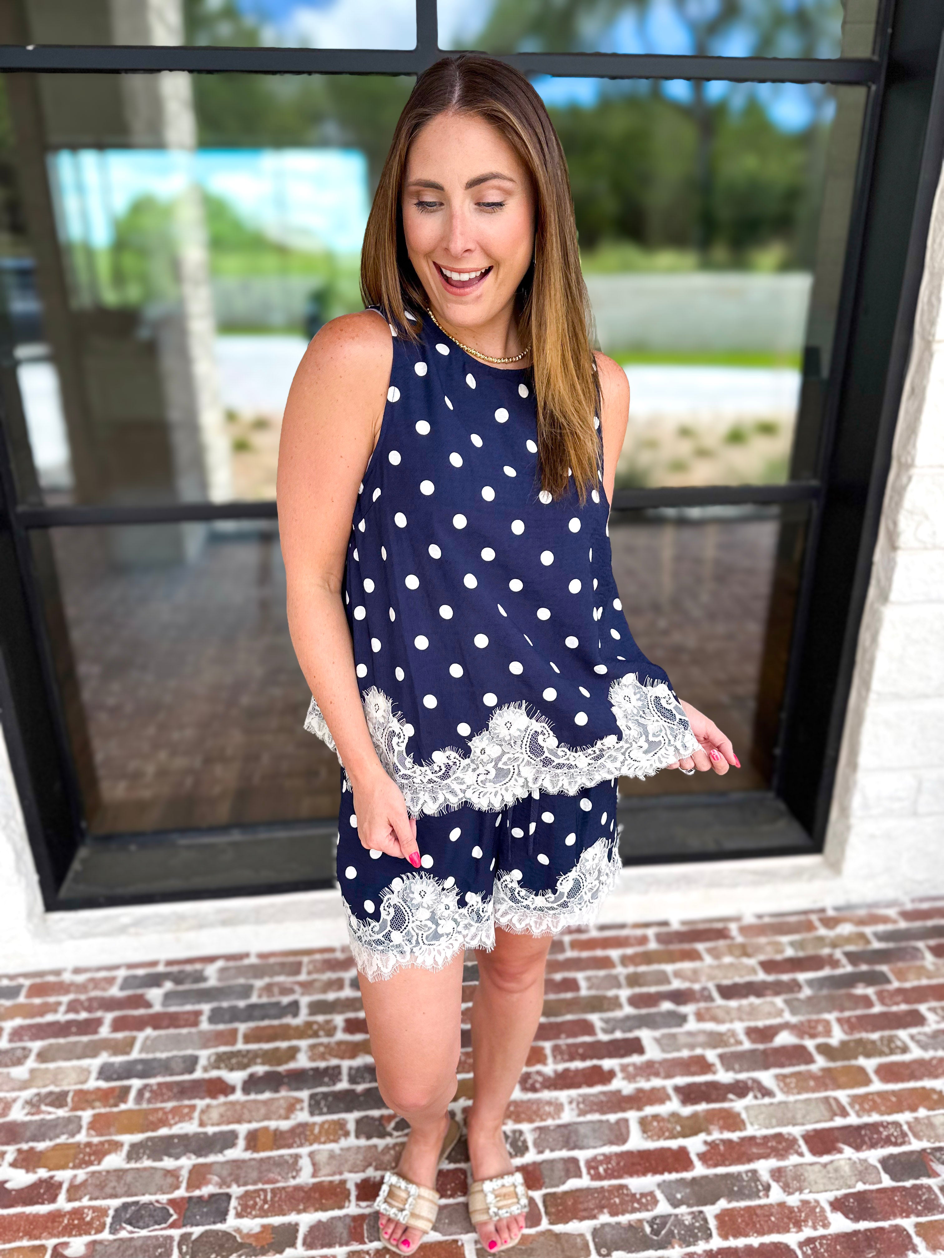 The Dottie Set - Midnight Navy-510 Mini-ENTRO-July & June Women's Fashion Boutique Located in San Antonio, Texas
