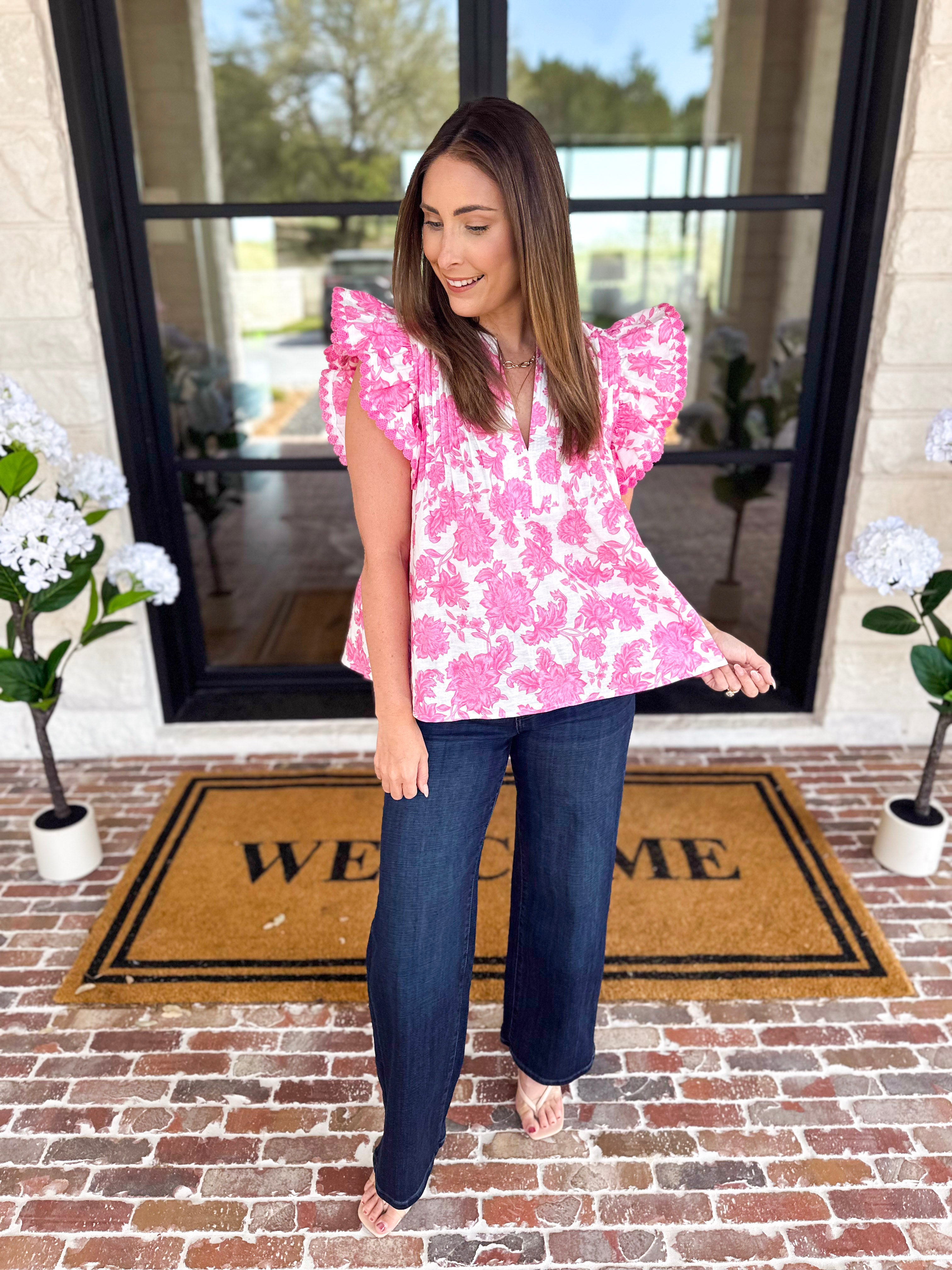 The Audrey Blouse-200 Fashion Blouses-STRUT & BOLT-July & June Women's Fashion Boutique Located in San Antonio, Texas