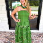 The Lexi Midi Dress - Vineyard Green-500 Midi-STRUT & BOLT-July & June Women's Fashion Boutique Located in San Antonio, Texas