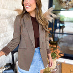 Liverpool - Down To Business Blazer-600 Outerwear-LIVERPOOL JEANS COMPANY-July & June Women's Fashion Boutique Located in San Antonio, Texas
