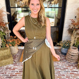 Euro Chic Bubble Midi Dress-500 Midi-ENTRO-July & June Women's Fashion Boutique Located in San Antonio, Texas