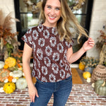 THML - Fall Muse Mock Neck Knit Top-230 Sweaters/Cardis-THML-July & June Women's Fashion Boutique Located in San Antonio, Texas