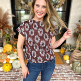 THML - Fall Muse Mock Neck Knit Top-230 Sweaters/Cardis-THML-July & June Women's Fashion Boutique Located in San Antonio, Texas