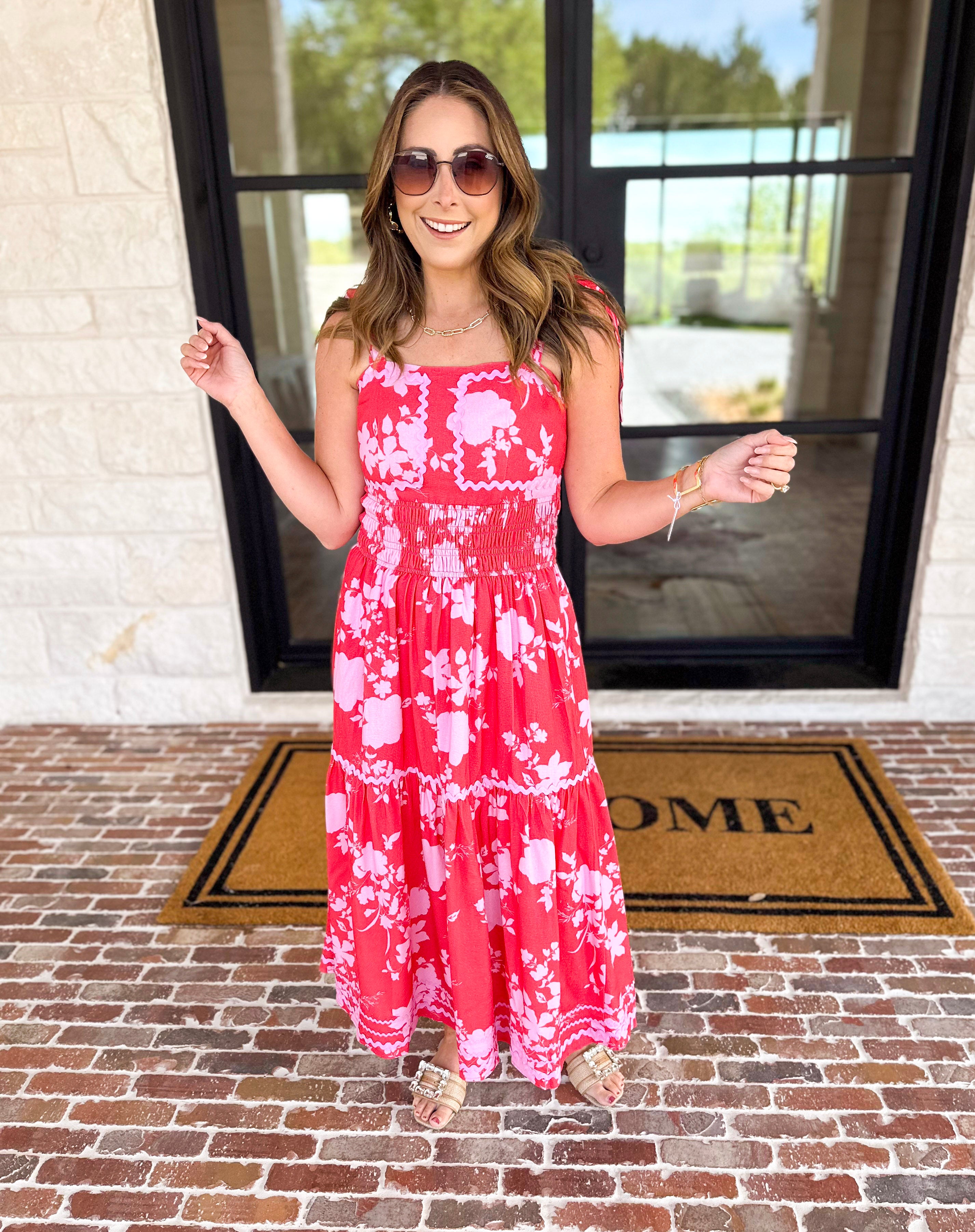 The Colorful in Confidence Midi Dress-500 Midi-FATE-July & June Women's Fashion Boutique Located in San Antonio, Texas