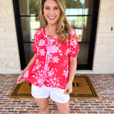 The Colorful in Confidence Blouse-200 Fashion Blouses-FATE-July & June Women's Fashion Boutique Located in San Antonio, Texas