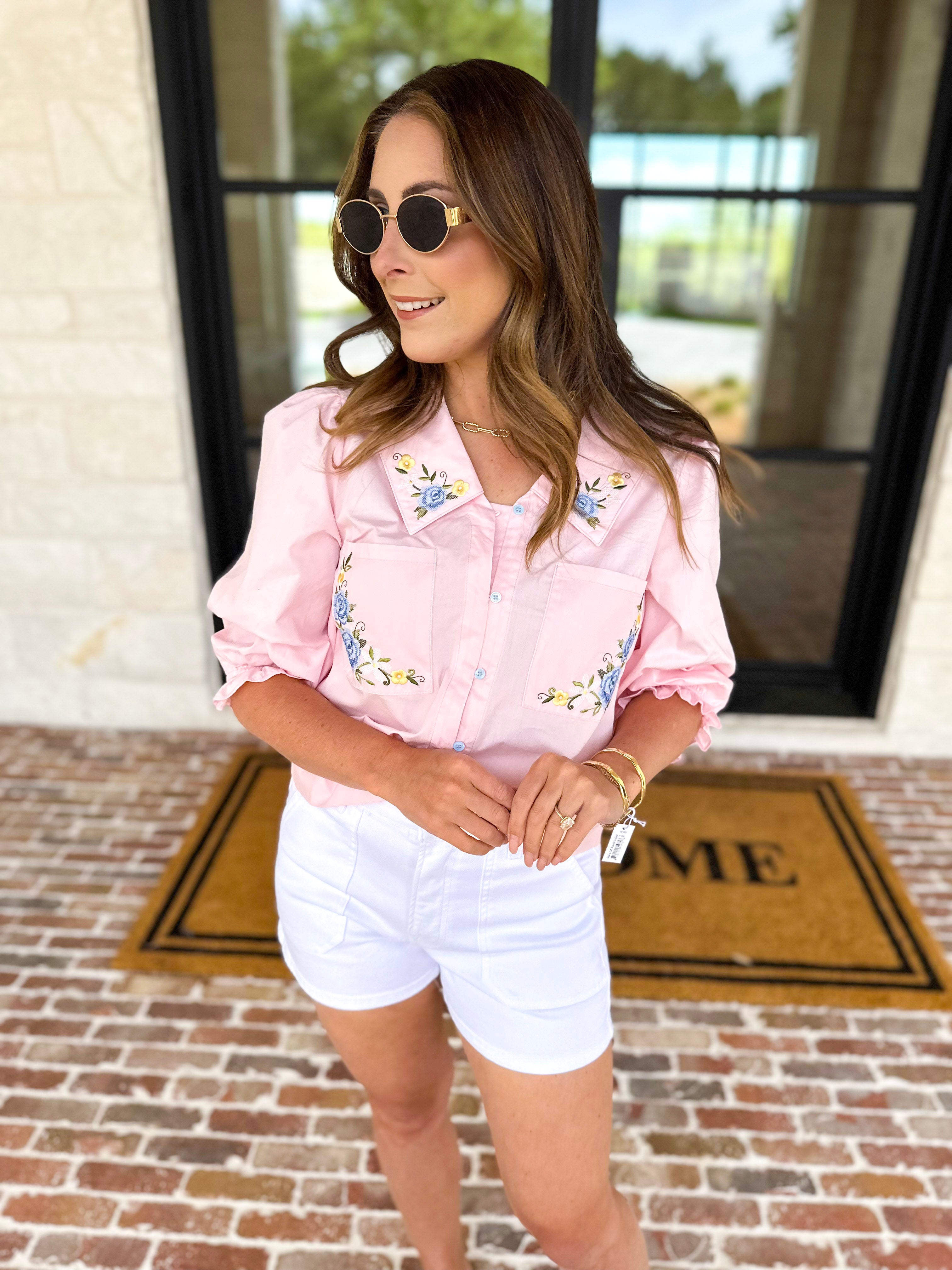 The Jordan Blouse-200 Fashion Blouses-MAIN STRIP-July & June Women's Fashion Boutique Located in San Antonio, Texas