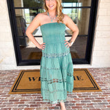 The Lexi Midi Dress - Seafoam Green-500 Midi-STRUT & BOLT-July & June Women's Fashion Boutique Located in San Antonio, Texas