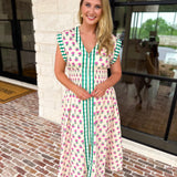 THML - Spring Gatherings Midi Dress-500 Midi-THML-July & June Women's Fashion Boutique Located in San Antonio, Texas