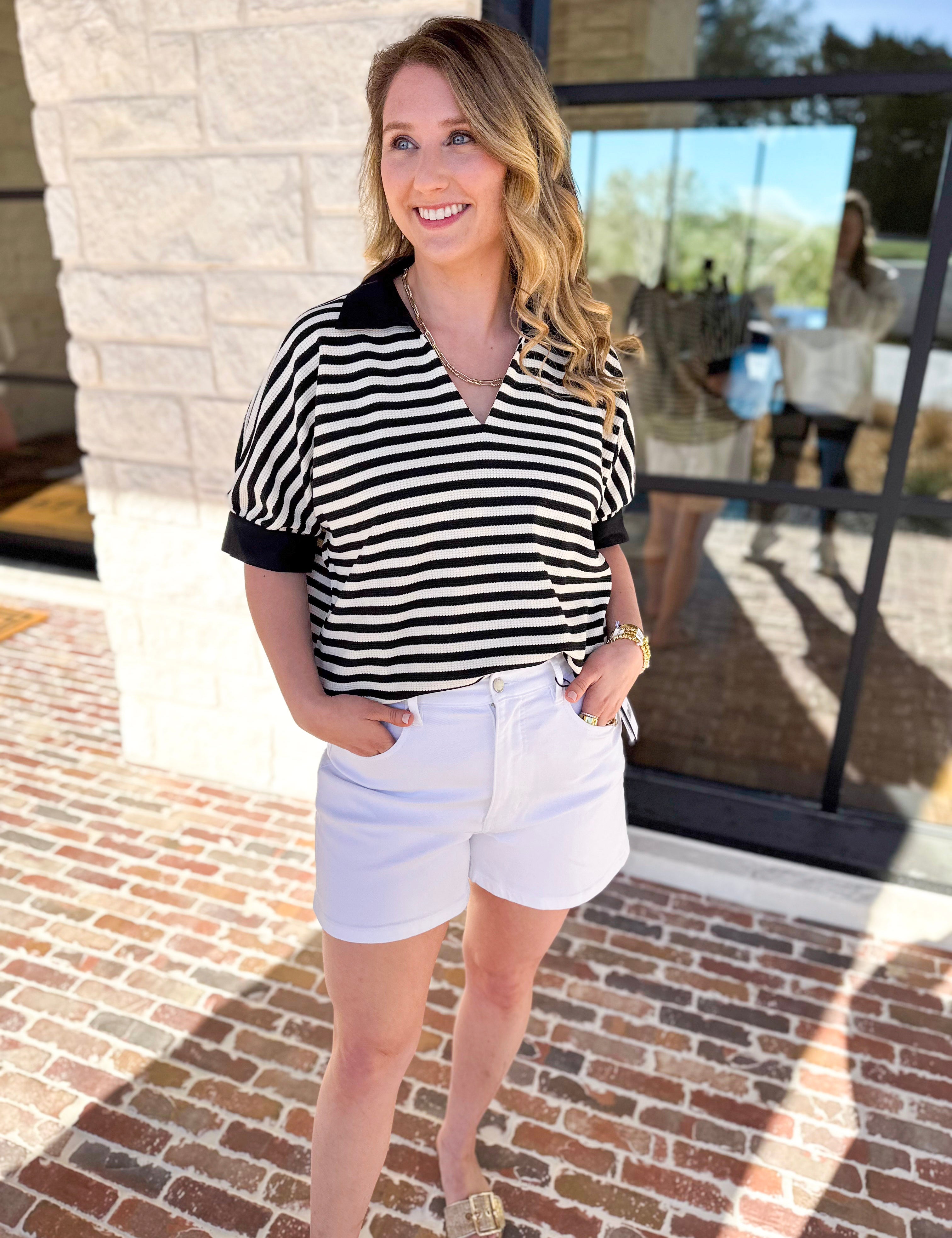 The Everyday Pick Top - Black-200 Fashion Blouses-JODIFL-July & June Women's Fashion Boutique Located in San Antonio, Texas