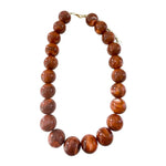 The Carter Beaded Necklace - Rust-110 Jewelry & Hair-Gemelli-July & June Women's Fashion Boutique Located in San Antonio, Texas