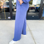 Soft Modal Lounge Pants - Denim Blue-300 Athleisure/Lounge-SKIES ARE BLUE-July & June Women's Fashion Boutique Located in San Antonio, Texas