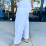 Vervet - High Rise Cropped Wide Leg White Jeans-400 Pants-VEVERT BY FLYING MONKEY-July & June Women's Fashion Boutique Located in San Antonio, Texas