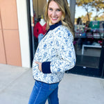 The Kacey Quilted Jacket-600 Outerwear-ENTRO-July & June Women's Fashion Boutique Located in San Antonio, Texas