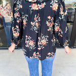 The Kirsten Blouse - Black-200 Fashion Blouses-ENTRO-July & June Women's Fashion Boutique Located in San Antonio, Texas