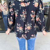 The Kirsten Blouse - Black-200 Fashion Blouses-ENTRO-July & June Women's Fashion Boutique Located in San Antonio, Texas