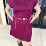 Circle Chain Link Belt - Gold - One Size-130 ACCESSORIES-Most Wanted USA-July & June Women's Fashion Boutique Located in San Antonio, Texas