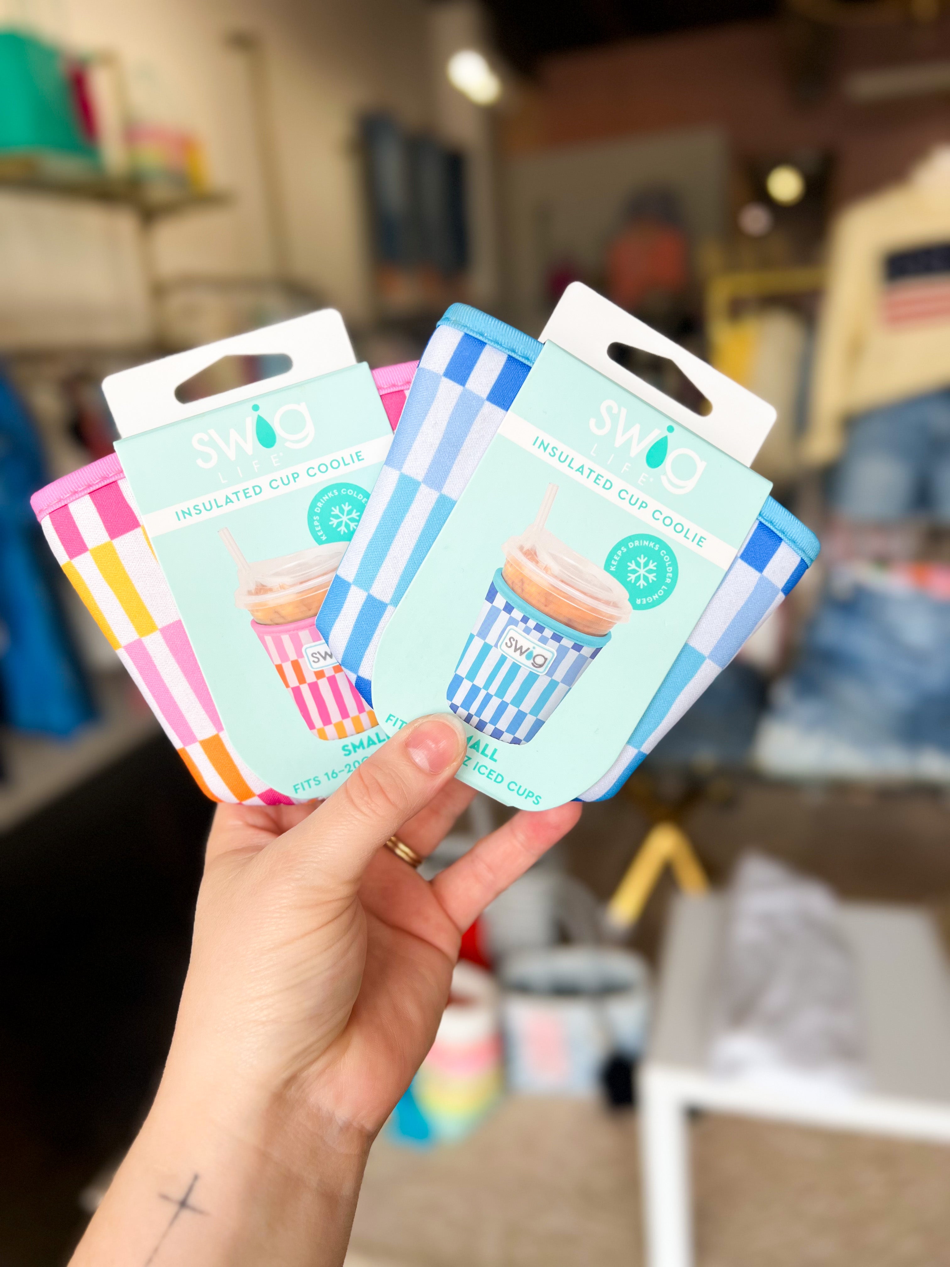 SWIG - Sherbet Stripe Iced Cup Coolie - Small-140 Gifts + Home-SWIG-July & June Women's Fashion Boutique Located in San Antonio, Texas