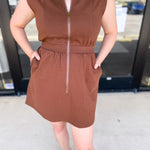 Espresso Errand Mini Dress-510 Mini-ENTRO-July & June Women's Fashion Boutique Located in San Antonio, Texas