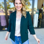 The Blair Blazer - Forrest-600 Outerwear-SKIES ARE BLUE-July & June Women's Fashion Boutique Located in San Antonio, Texas