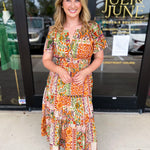 Auburn Abstract Midi Dress-500 Midi-FATE-July & June Women's Fashion Boutique Located in San Antonio, Texas