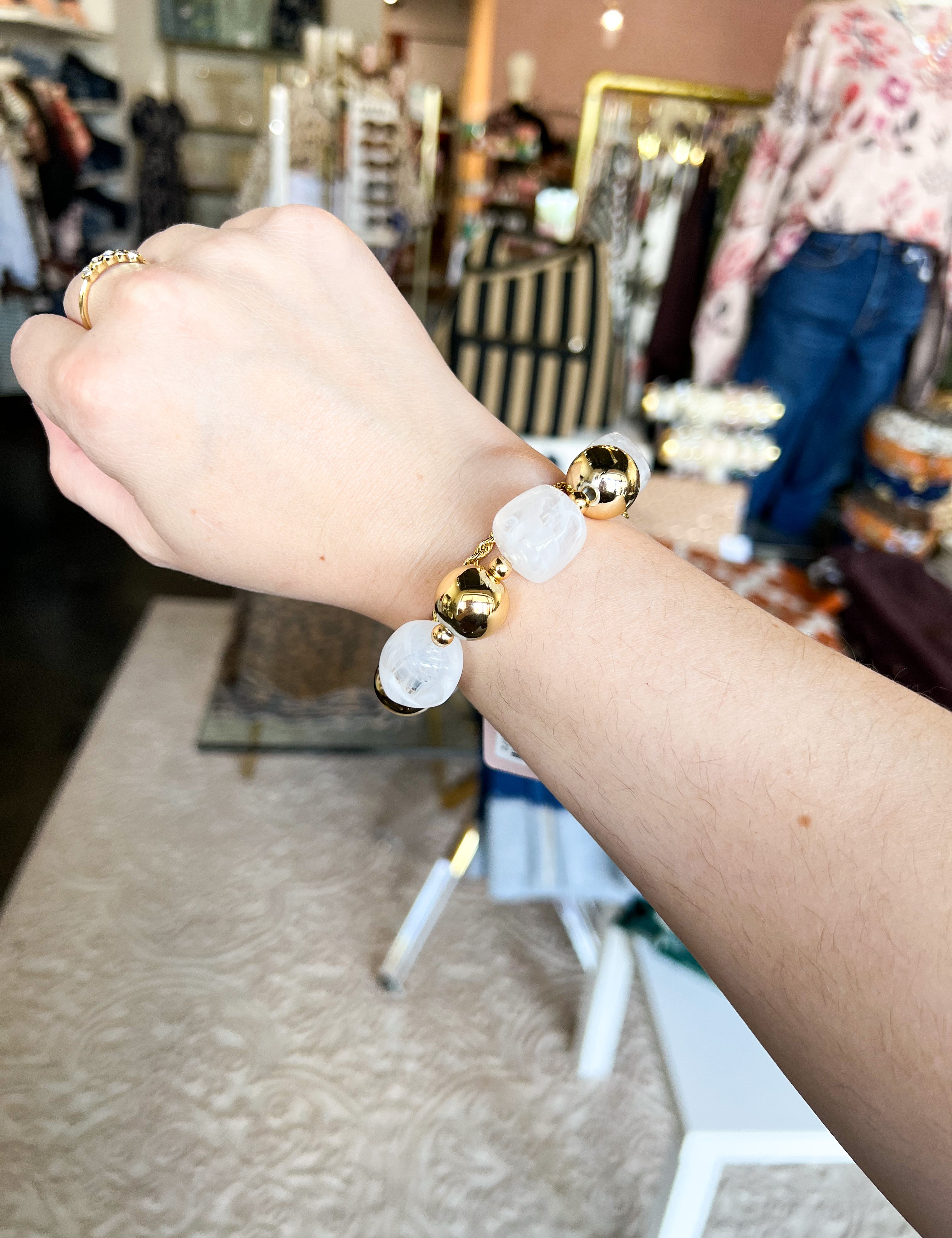 Treasure Jewels - Just Being Me Beaded Bracelet-110 Jewelry & Hair-Treasure Jewels-July & June Women's Fashion Boutique Located in San Antonio, Texas