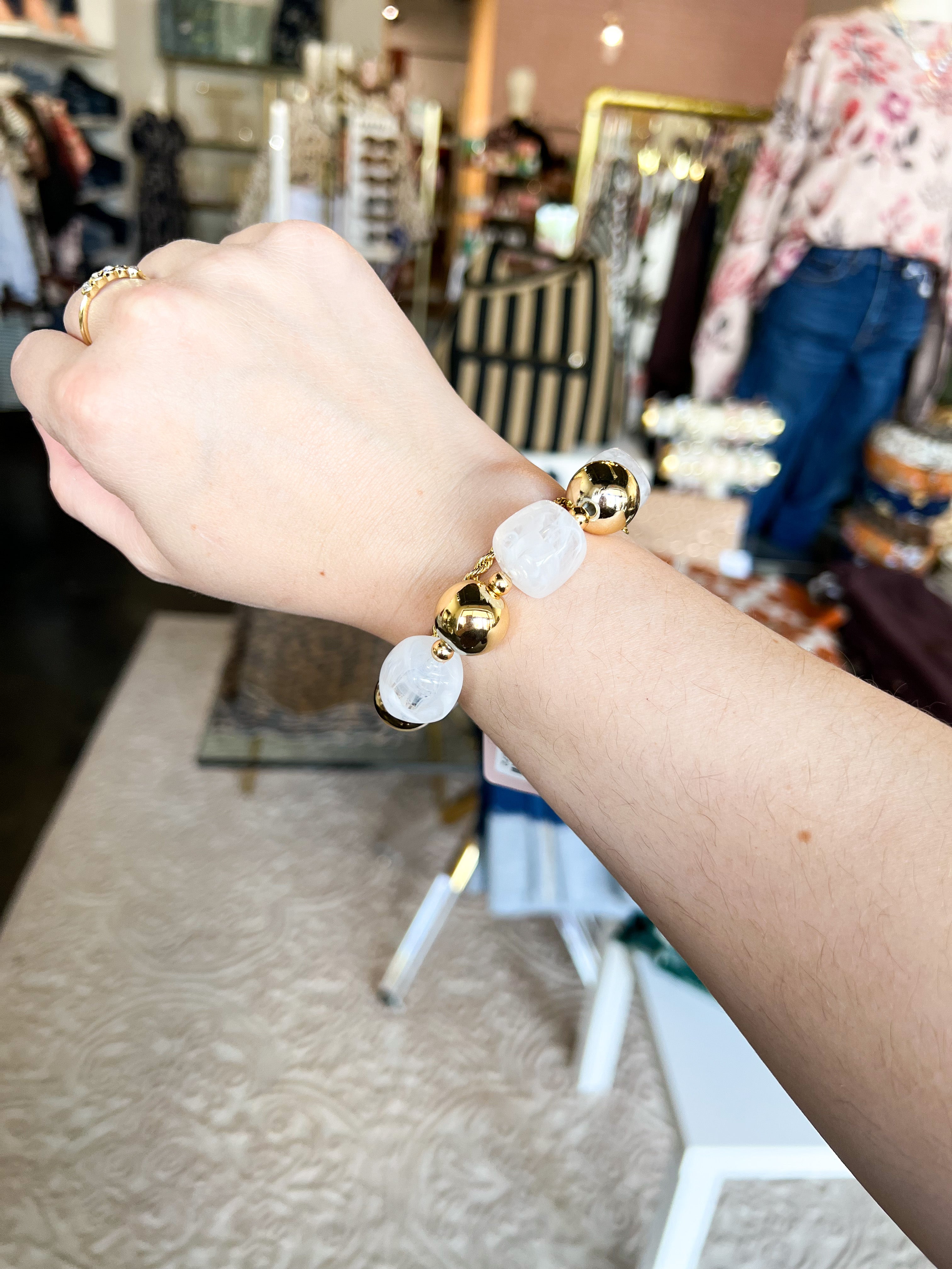 Treasure Jewels - Just Being Me Beaded Bracelet-110 Jewelry & Hair-Treasure Jewels-July & June Women's Fashion Boutique Located in San Antonio, Texas