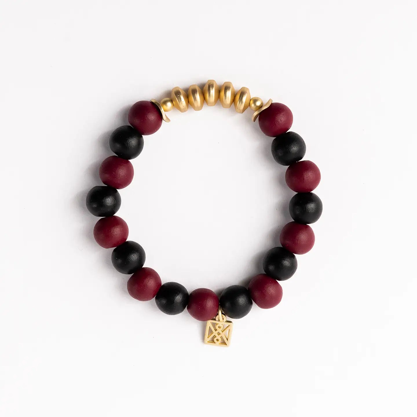 Michelle McDowell - Myles Bracelet - Garnet & Black-110 Jewelry & Hair-Michelle McDowell-July & June Women's Fashion Boutique Located in San Antonio, Texas