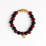 Michelle McDowell - Myles Bracelet - Garnet & Black-110 Jewelry & Hair-Michelle McDowell-July & June Women's Fashion Boutique Located in San Antonio, Texas