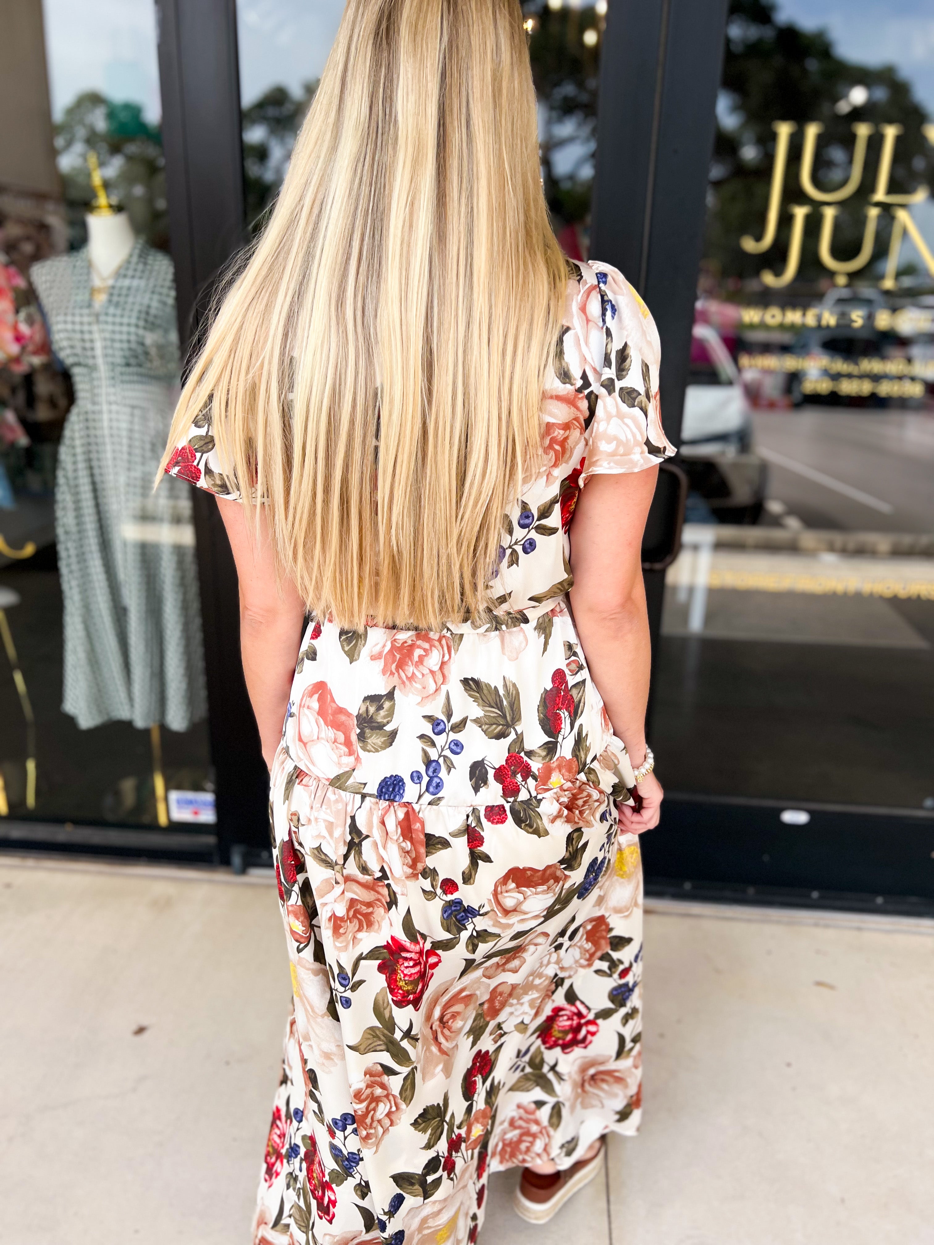 The Eden Midi Dress-500 Midi-SKIES ARE BLUE-July & June Women's Fashion Boutique Located in San Antonio, Texas