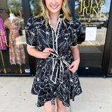 The Faith Floral Mini Dress-510 Mini-ENTRO-July & June Women's Fashion Boutique Located in San Antonio, Texas
