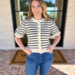 The Simply Sweet Cardigan - Cream-230 Sweaters/Cardis-ENTRO-July & June Women's Fashion Boutique Located in San Antonio, Texas