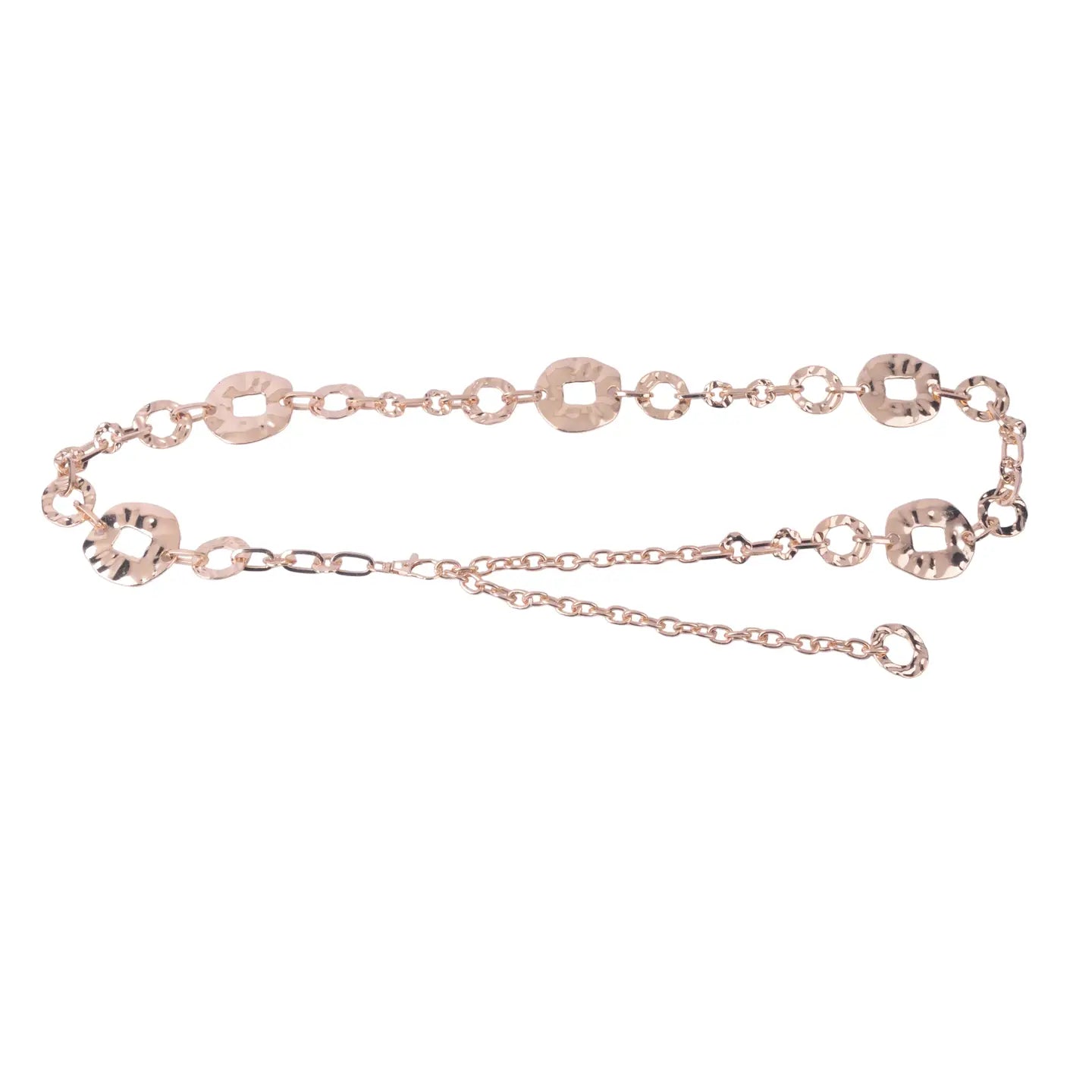 Circle Chain Link Belt - Gold - One Size-130 ACCESSORIES-Most Wanted USA-July & June Women's Fashion Boutique Located in San Antonio, Texas