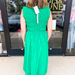 A Day To Remember Midi Dress - Kelly Green-500 Midi-PINCH-July & June Women's Fashion Boutique Located in San Antonio, Texas